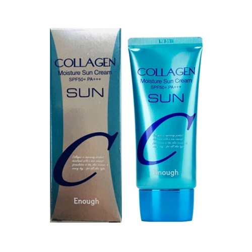 Enough Крем солнцезащитный увлажняющий с коллагеном - Collagen sun cream SPF50+/PA+++, 50г