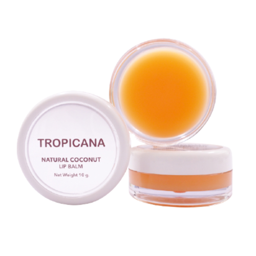 Tropicana Бальзам для губ «аромат манго» - Natural coconut lip balm mango spirit, 10г