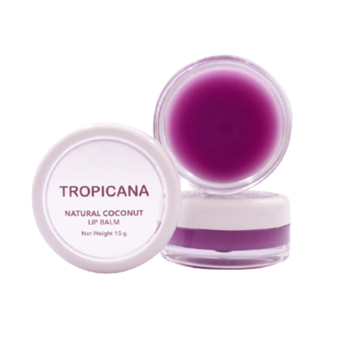 Tropicana Бальзам для губ «веселая шелковица» - Natural coconut lip balm mulberry cheerful, 10г