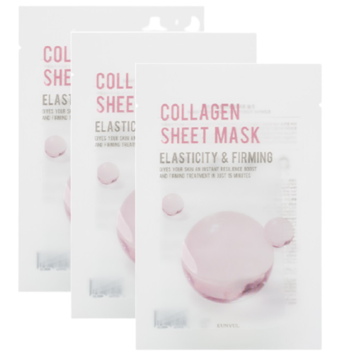 Sheet mask перевод. Eunyul Collagen тканевая маска. Eunyul Purity Preal Sheet Mask, 22мл. Маска с коллагеном "Eunyul". Eunyul маска тканевая с коллагеном.