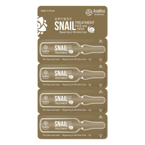 AsiaKiss Сыворотка с муцином улитки - Snail treatment, 8г