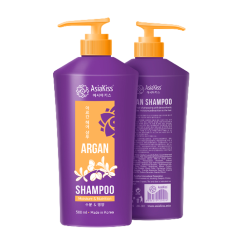 AsiaKiss Шампунь для волос с маслом арганы - Argan hair shampoo, 500мл