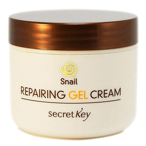 Secret Key Гель для лица с муцином улитки – Snail repairing gel cream, 50г
