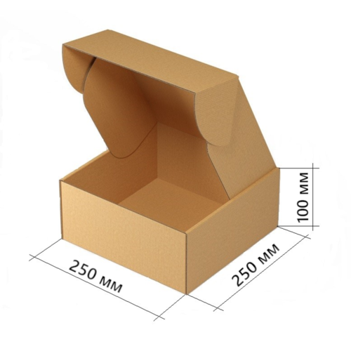 Короб самосборный 250*250*100мм, 10шт (упаковка)