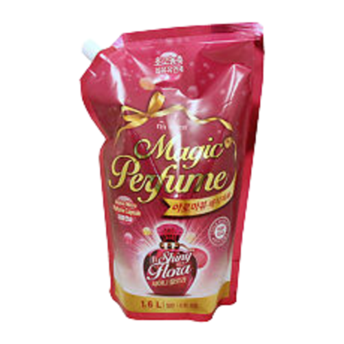 Mukunghwa Кондиционер для белья и одежды «персик и роза» з/б - Aroma viu magic perfume softner, 1,6л