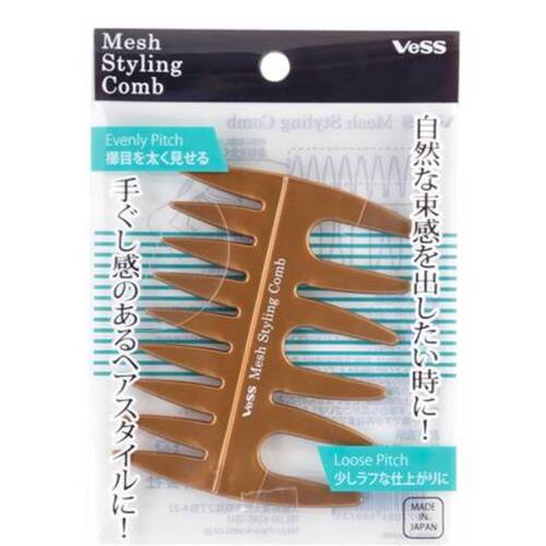 Vess Гребень с широкими зубчиками для укладки волос - Mesh styling comb, 1шт