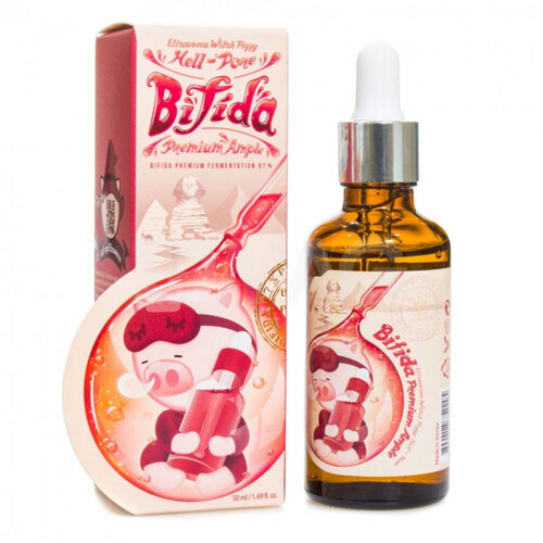 Elizavecca Сыворотка для лица бифида премиум - Milky piggy hell pore bifida premium ample 97%, 50мл