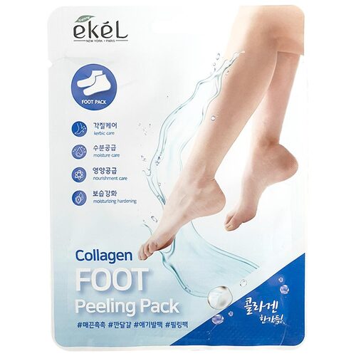 Ekel Пилинг-носочки с коллагеном - Collagen foot peeling pack, 1пара