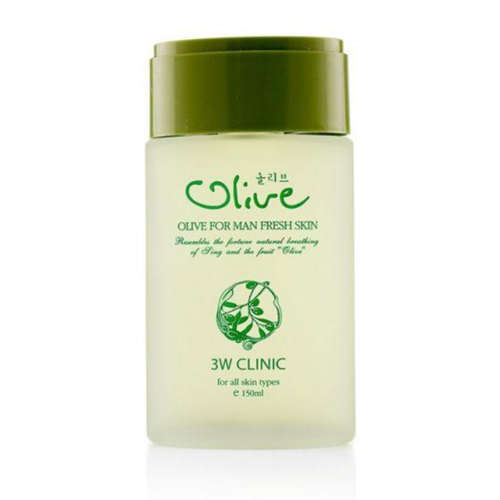 3W Clinic Тоник для лица мужской «олива» - Olive for man fresh skin, 150мл