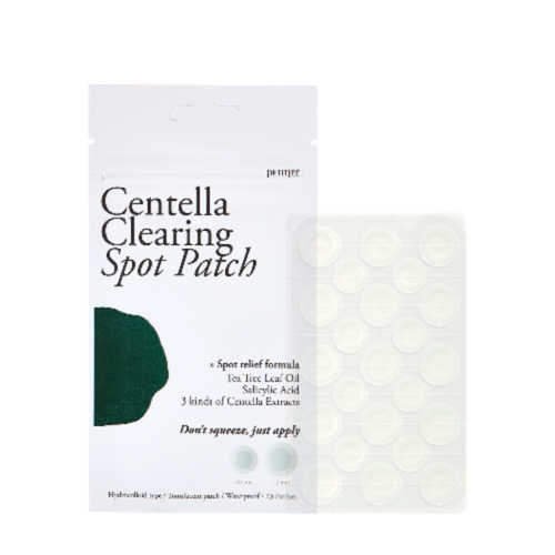 Petitfee Патчи для проблемной кожи - Centella clearing spot patch, 23шт (12мм*15шт, 10мм*8шт)