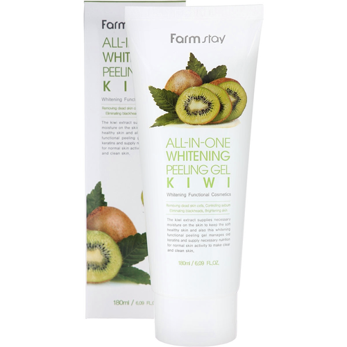 FarmStay Гель пилинг с экстрактом киви - All-In-one whitening peeling gel kiwi, 180мл