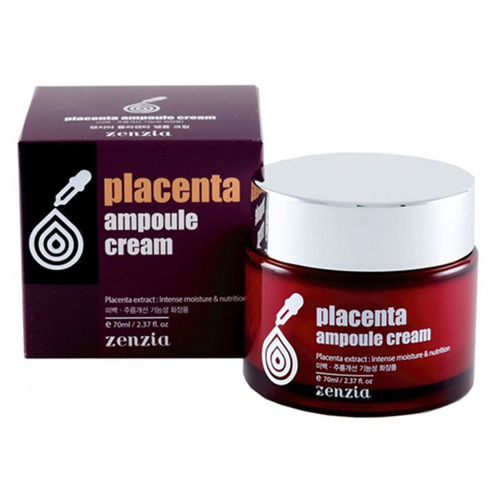 Zenzia Крем для лица с плацентой - Placenta ampoule cream, 70мл