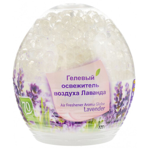 KeraSys Освежитель воздуха гелевый «лаванда» - Homesys air freshener aroma globe lavender, 320г