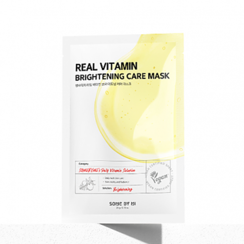 Some by Mi Маска с витаминами - Real vitamin brightening care mask, 20мл