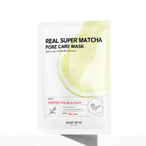 Some by Mi Маска с чаем матча - Real super match pore care mask, 20мл
