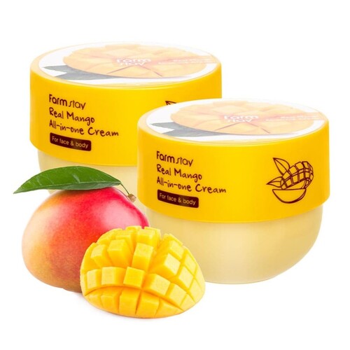 FarmStay Крем многофункциональный с экстрактом манго - Real mango all-in-one cream, 300мл