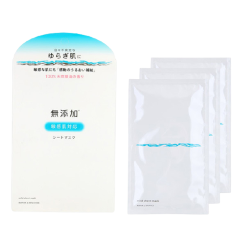 Meishoku Маска тканевая «восстановление и баланс» - Repair&balance mild sheet mask, 4*25мл