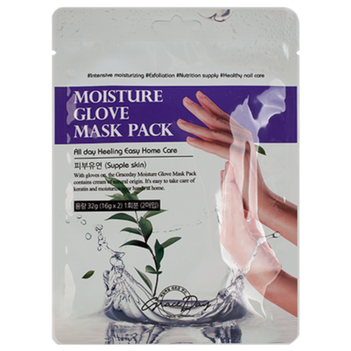 Grace Day Маска для рук увлажняющая - Moisture glove mask pack, 16г*2шт