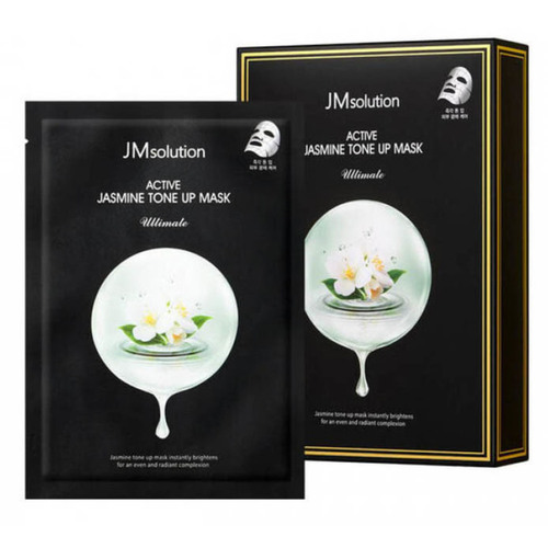 JMsolution Маска тканевая с экстрактом жасмина - Active jasmine tone upmask ultimate, 30мл