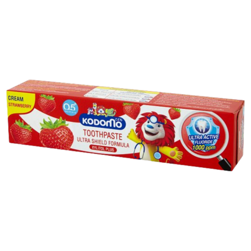 Lion Паста зубная для детей с 6 месяцев с ароматом клубники - Kodomo, 40г