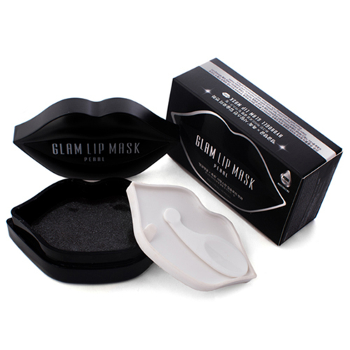 BeauuGreen Патчи для губ гидрогелевые с жемчугом - Hydrogel glam lip mask pearl, 20шт