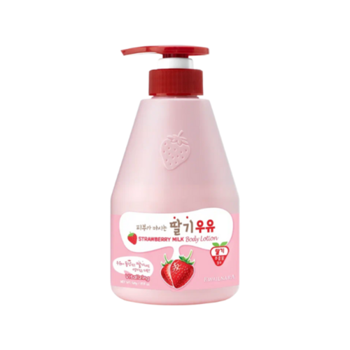 Kwailnara Лосьон для тела смягчающий «Клубничное молоко» - Strawberry milk body lotion, 560г