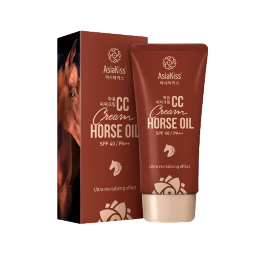 AsiaKiss Крем CC с экстрактом лошадиного жира - Horse oil CC cream, 60мл