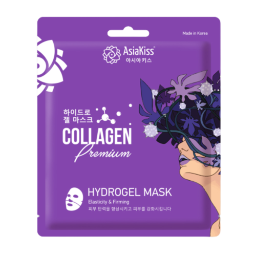 AsiaKiss Маска гидрогелевая с экстрактом коллагена - Collagen hydrogel mask, 20г