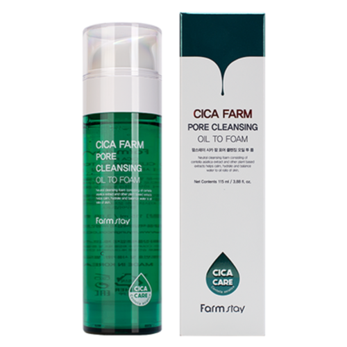 FarmStay Гидрофильное масло с центеллой азиатской - Cica farm pore cleansing oil to foam, 115мл