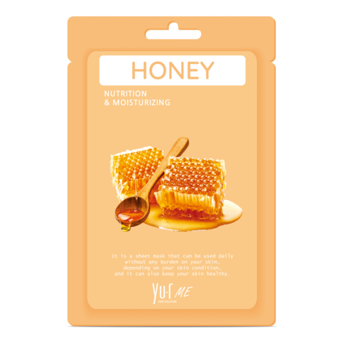 YU.R ME Маска тканевая с экстрактом мёда - Honey sheet mask, 1шт