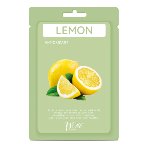 YU.R ME Маска тканевая с экстрактом лимона – Lemon sheet mask, 1шт