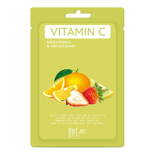 YU.R ME Маска тканевая с витамином C – Vitamin C sheet mask, 1шт