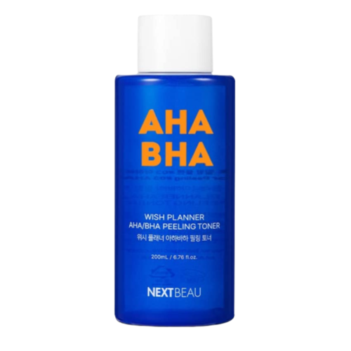NEXTBEAU Тонер отшелушивающий с AHA/BHA кислотами для проблемной кожи - Wish planner AHA/BHA, 200мл