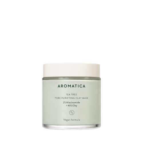 Aromatica Маска для лица с экстрактом чайного дерева - Clay mask 2% Niacinamide + 45% Clay, 120г