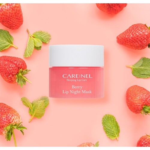 Care:Nel Маска ночная для губ с ароматом ягод – Berry lip night mask, 5г