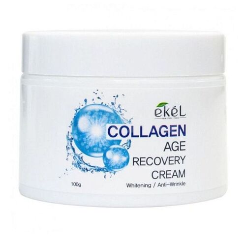 Ekel Крем для лица с коллагеном - Age recovery cream collagen, 100мл