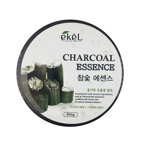 Ekel Гель успокаивающий с экстрактом древесного угля - Soothing gel charcoal, 300мл
