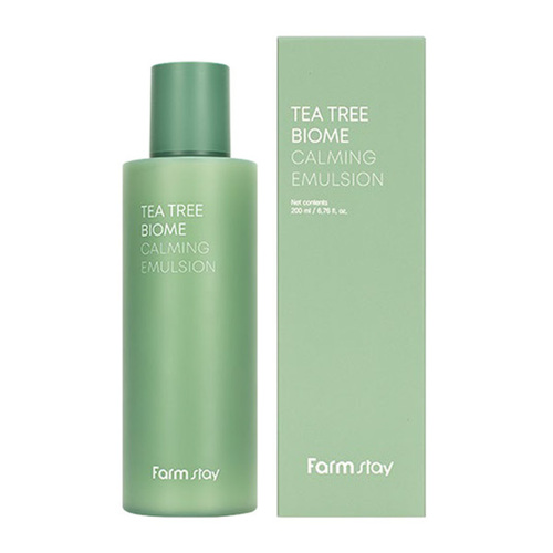 FarmStay Успокаивающая эмульсия с экстрактом Чайного Дерева - Tea Tree Biome Calming Emulsion, 200мл