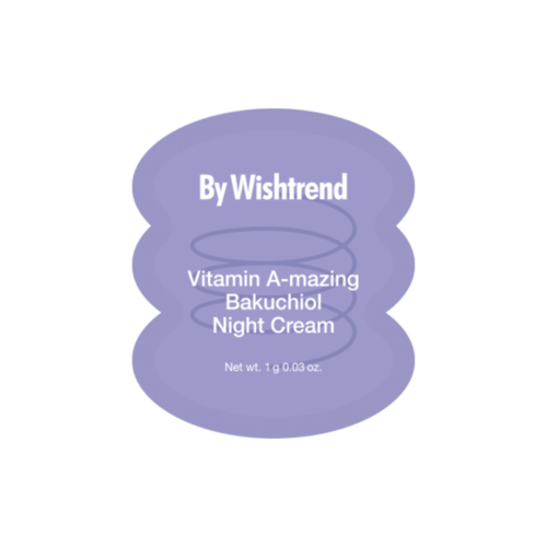 By Wishtrend Крем для лица ночной ретинол и бакучиол - Vitamin A-mazing bakuchiol night cream, 1г