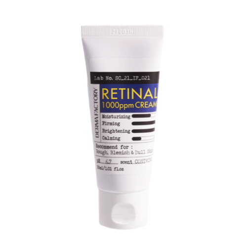 Derma Factory Крем для лица концентрированный с ретиналом - Retinal 1000ppm cream, 30мл