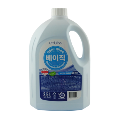 Enbliss Жидкое средство для стирки с ароматом свежести для всей семьи- liquid laundry detergent,2.5л