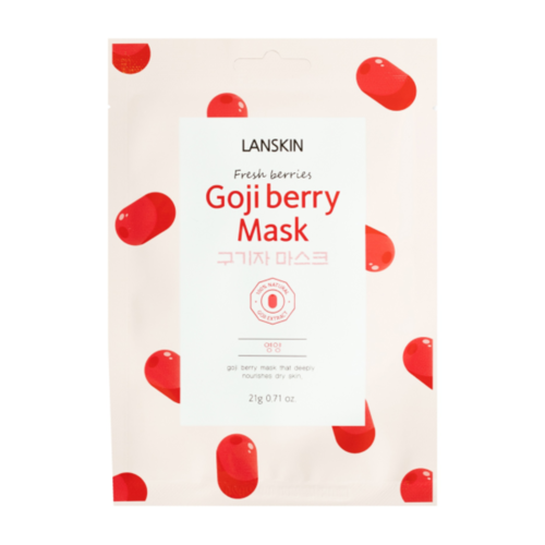 LanSkin Маска тканевая для лица с экстрактом ягод годжи - fresh berries goji berry mask, 21г