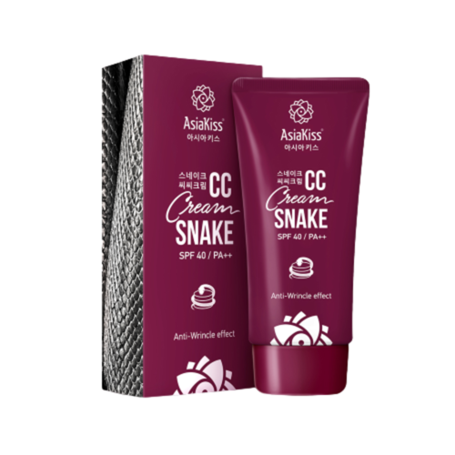AsiaKiss Крем CC с пептидом змеиного яда - Snake CC cream, 60мл
