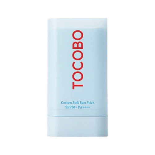 Tocobo Стик для лица себорегулирующий солнцезащитный - Cotton soft sun stick SPF50+ PA++++, 19г