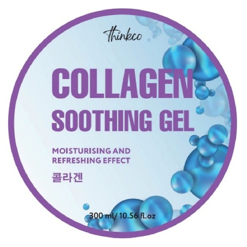 Thinkco Гель универсальный для лица и тела с коллагеном - Collagen soothing gel, 300мл