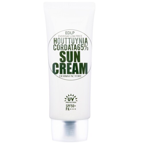 Derma Factory Крем солнцезащитный с экстрактом хауттюйнии - Houttuynia cordata 65% sun cream, 50мл