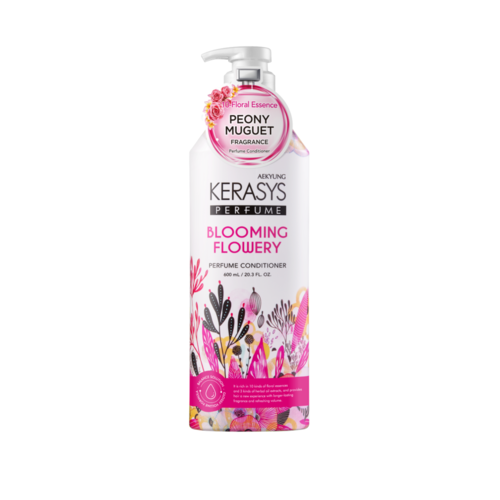 KeraSys Кондиционер парфюмированный «флер» - Blooming&flowery parfumed rinse, 600мл