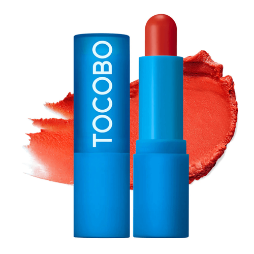 Tocobo Бальзам для губ увлажняющий оттеночный - Glass tinted lip balm 033 carrot cake, 3.5г