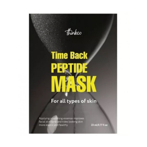 Thinkco Маска-салфетка для лица с пептидами - Time back peptide mask, 23мл