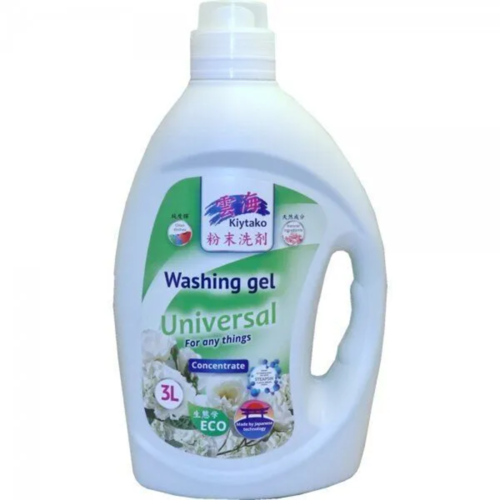 Kiytako Средство для стирки жидкое универсальное - Universal washing gel, 3000мл